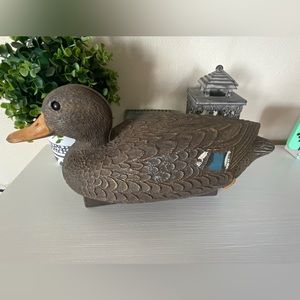 VINTAGE " FLAMBEAU " 16.5" HARD PLASTIC MALLARD HEN DUCK DECOY HUNTING